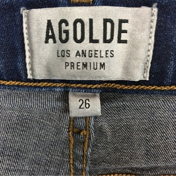 AGOLDE Los Angeles Premium Exclusive For Amour Vert Sophie Crop Size 26 - Picture 8 of 10